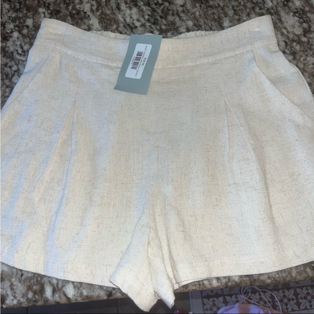 Linen Shorts NWT